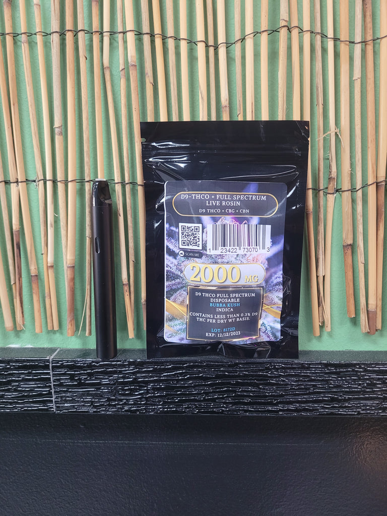 2g Bubba Kush Live Rosin Disposable (Indica)